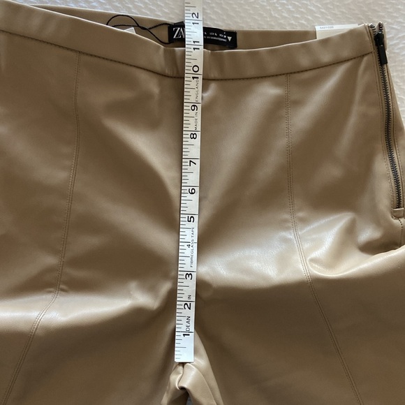 🆕 Zara High Rise Faux Leather Leggings - Picture 12 of 13